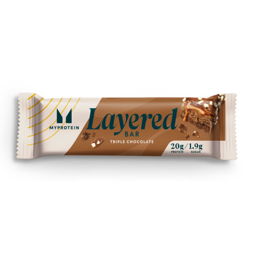 MYPROTEIN LAYERED PROTEIN BAR 6 ΣΤΡΩΣΕΩΝ TRIPLE CHOCOLATE 60G