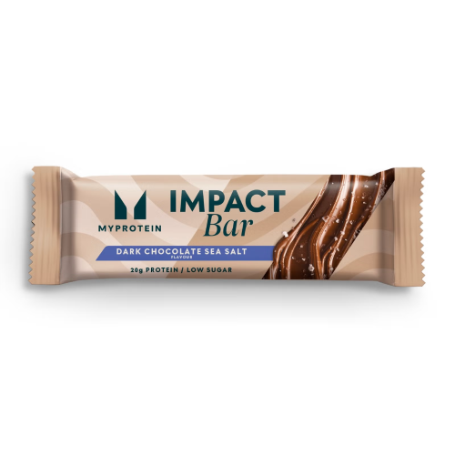 MYPROTEIN IMPACT BAR DARK CHOCOLATE & SEA SALT ΠΡΩΤΕΪΝΙΚΗ ΜΠΑΡΑ ΜΕ ΜΑΥΡΗ ΣΟΚΟΛΑΤΑ & ΘΑΛΑΣΣΙΝΟ ΑΛΑΤΙ 64G