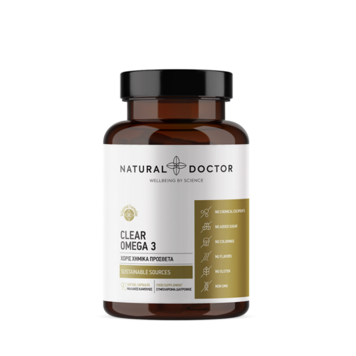 NATURAL DOCTOR CLEAR OMEGA 3 90SOFT GELS