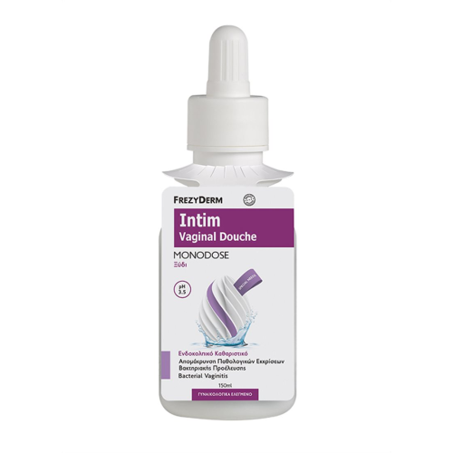 FREZYDERM INTIM VAGINAL DOUCHE MONODOSE PH3.5 ΕΝΔΟΚΟΛΠΙΚΟ ΚΑΘΑΡΙΣΤΙΚΟ ΜΕ ΞΥΔΙ 150ML