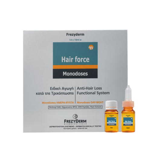 FREZYDERM HAIR FORCE MONODOSES DAY/NIGHT ΚΑΤΑ ΤΗΣ ΤΡΙΧΟΠΤΩΣΗΣ 14x10ML