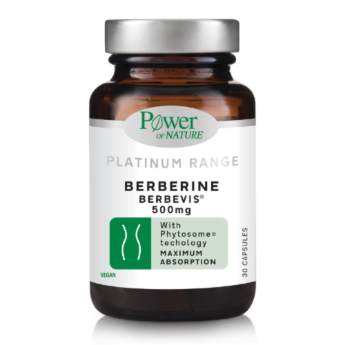 POWER OF NATURE PLATINUM RANGE BERBERINE 500MG 30CAPS