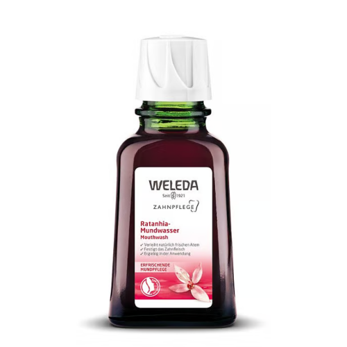 WELEDA RATHANIA MOUTHWASH ΣΤΟΜΑΤΙΚΟ ΔΙΑΛΥΜΑ ΡΑΤΑΝΙΑΣ 50ML
