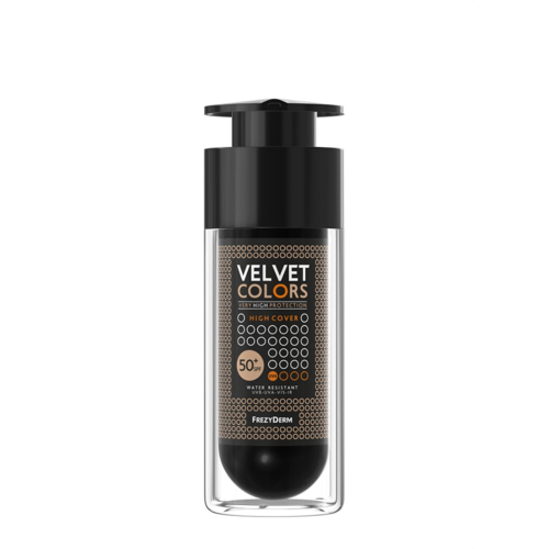FREZYDERM VELVET COLORS HIGH COVER SPF50+ ΚΑΛΥΠΤΙΚΟ FOUNDATION 30ML