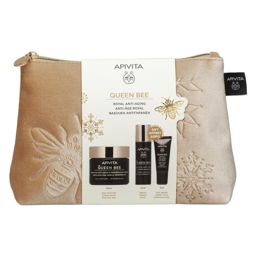 APIVITA PROMO QUEEN BEE ΚΡΕΜΑ ΠΛΟΥΣΙΑΣ ΥΦΗΣ 50ML & ΔΩΡΟ SERUM 10ML & ΚΡΕΜΑ ΜΑΤΙΩΝ 5ML