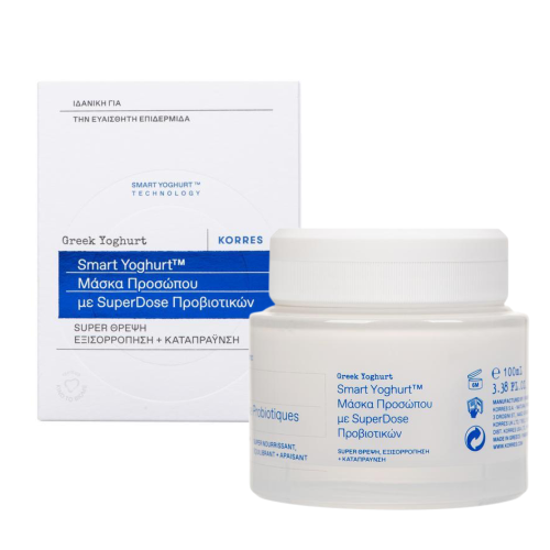 KORRES SMART YOGHURT ΜΑΣΚΑ ΠΡΟΣΩΠΟΥ ΜΕ SUPERDOSE ΠΡΟΒΙΟΤΙΚΩΝ 100ML
