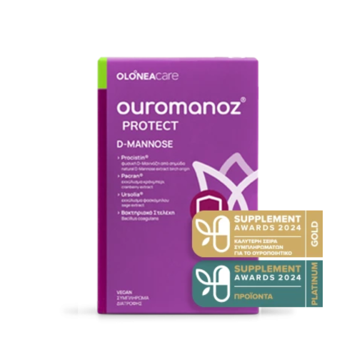 OLONEA OUROMANOZ PROTECT D-MANNOSE 60CAPS