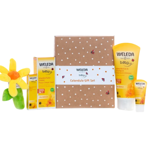WELEDA PROMO BABY CALENDULA ΚΡΕΜΑ ΑΛΛΑΓΗΣ ΠΑΝΑΣ 75+10ML & ΣΑΜΠΟΥΑΝ-ΑΦΡΟΛΟΥΤΡΟ 200+20ML & ΠΑΙΔΙΚΟ ΔΩΡΟ