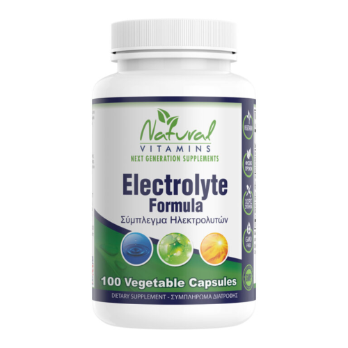 NATURAL VITAMINS ELECTROLYTE FORMULA 100VEG CAPS