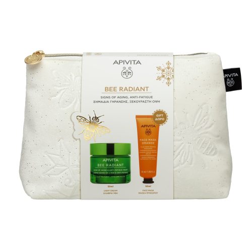 ΑPIVITA PROMO BEE RADIANT ΚΡΕΜΑ ΠΡΟΣΩΠΟΥ ΕΛΑΦΡΙΑΣ ΥΦΗΣ 50ML & ΜΑΣΚΑ ΠΡΟΣΩΠΟΥ ΠΟΡΤΟΚΑΛΙ 50ML
