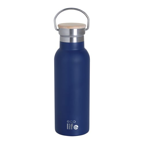 ECO LIFE BAMBOO LID INDIGO BLUE THERMOS 500ML
