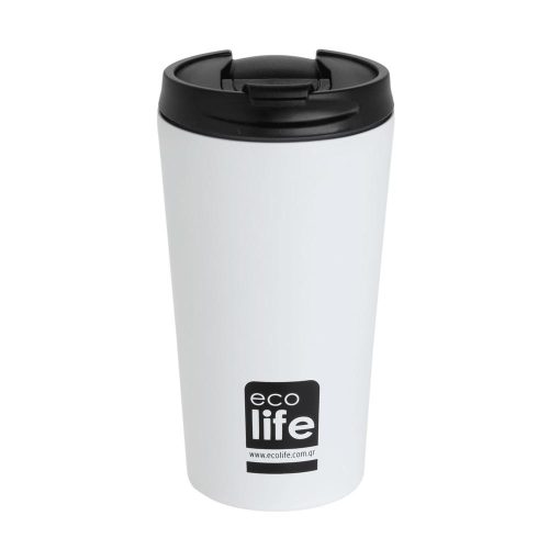 ECO LIFE WHITE (MATTE) COFFEE THERMOS 370ML