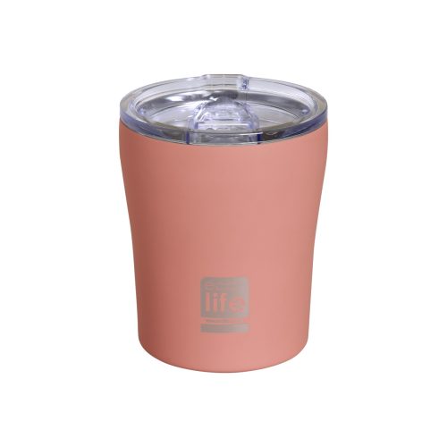 ECO LIFE ΡΟΖ (MATTE) COFFEE THERMOS 300ML