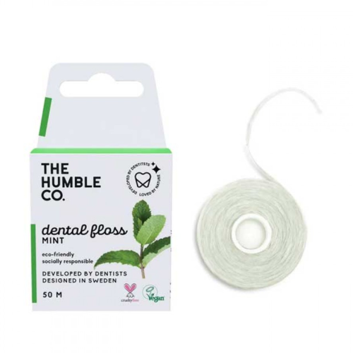 THE HUMBLE CO. DENTAL FLOSS ΟΔΟΝΤΙΚΟ ΝΗΜΑ ΜΕ ΜΕΝΤΑ 50M