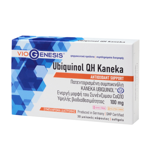 VIOGENESIS UBIQUINOL QH KANEKA 100MG 30SOFTGELS