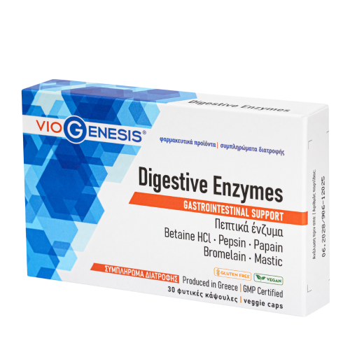 VIOGENESIS DIGESTIVE ENZYMES 30VEG.CAPS