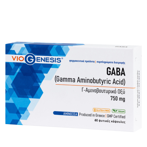 VIOGENESIS GABA 750MG 60VEG.CAPS