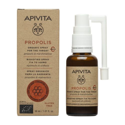 APIVITA PROPOLIS SPRAY ΓΙΑ ΤΟ ΛΑΙΜΟ ΜΕ ΠΡΟΠΟΛΗ & ΑΛΘΕΑ 30ML