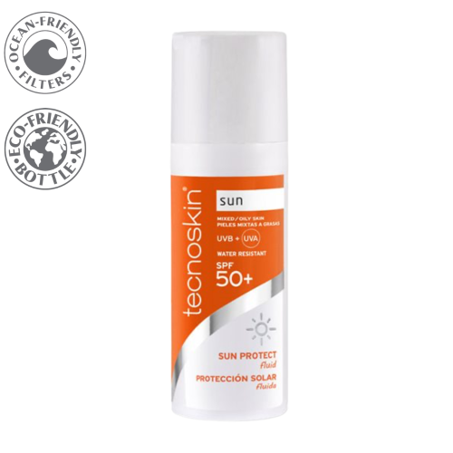 TECNOSKIN SUN PROTECT FLUID SPF50+ ΓΙΑ ΛΙΠΑΡΕΣ & ΑΚΝΕΪΚΕΣ ΕΠΙΔΕΡΜΙΔΕΣ 50ML