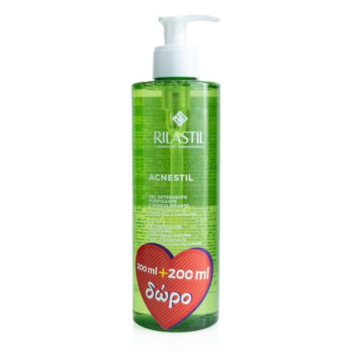 RILASTIL ACNESTIL GEL DETERGENTE ΓΙΑ ΛΙΠΑΡΕΣ & ΜΕ ΑΤΕΛΕΙΕΣ ΕΠΙΔΕΡΜΙΔΕΣ 400ML