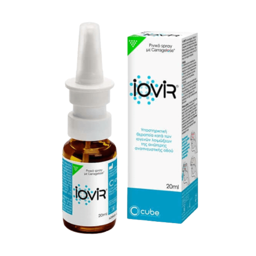 CUBE IOVIR NASAL SPRAY ΑΝΤΙΙΚΟ ΓΙΑ ΤΗ ΡΙΝΙΚΗ ΣΥΜΦΟΡΗΣΗ 20ML