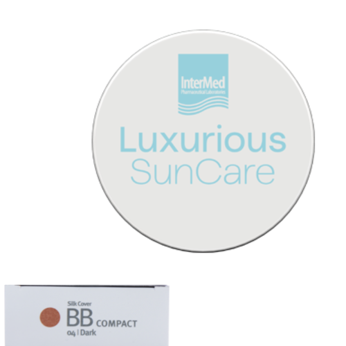 INTERMED LUXURIOUS SUNCARE SILK COVER BB COMPACT SPF50+ DARK (04) 12G
