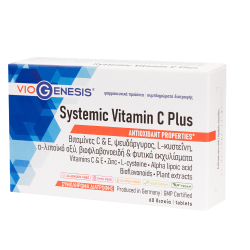 VIOGENESIS VITAMIN C SYSTEMIC PLUS 915MG 60VEG.TABS