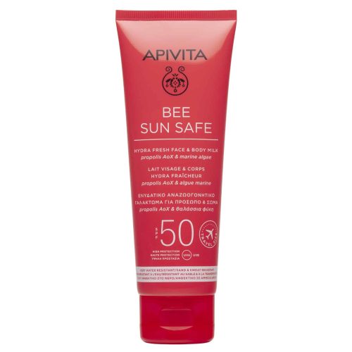 APIVITA BEE SUN SAFE HYDRA FRESH FACE & BODY MILK TRAVEL SIZE SPF50 100ML