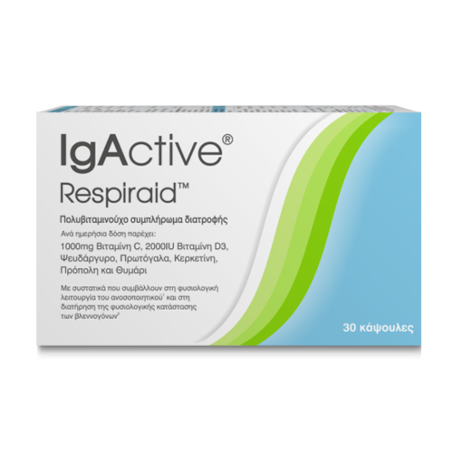 NOVAPHARM IGACTIVE RESPIRAID 30CAPS