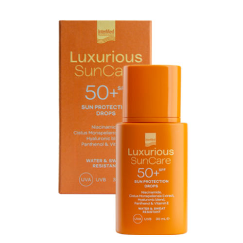 INTERMED LUXURIOUS SUNCARE SUN PROTECTION DROPS SPF50+ 30ML