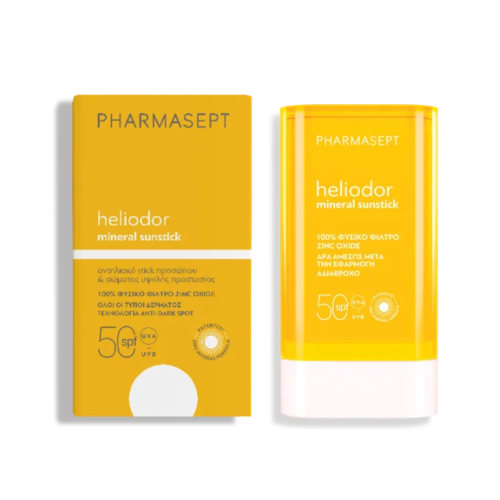 PHARMASEPT HELIODOR MINERAL SUNSTICK ΠΡΟΣΩΠΟΥ & ΣΩΜΑΤΟΣ SPF50 25G