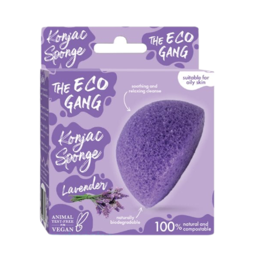 THE ECO GANG KONJAC SPONGE LAVENDER ΣΦΟΥΓΓΑΡΙ ΠΡΟΣΩΠΟΥ 1ΤΜΧ