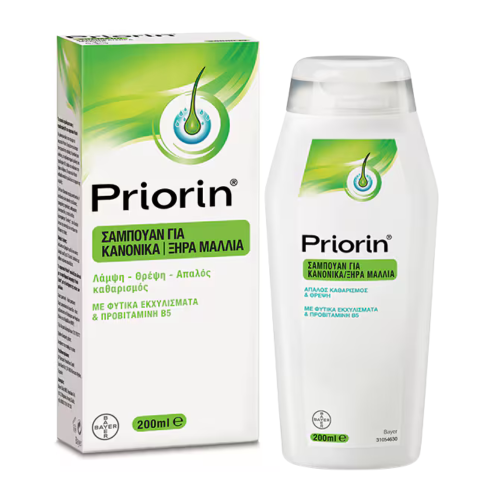 PRIORIN SHAMPOO ΚΑΝΟΝΙΚΑ/ΞΗΡΑ ΜΑΛΛΙΑ 200ML