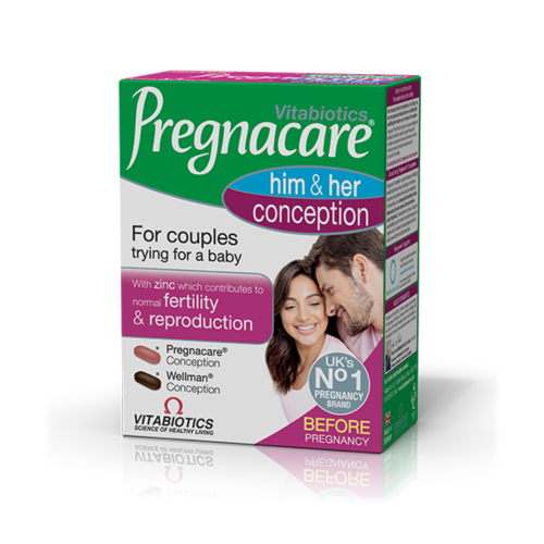 VITABIOTICS PREGNACARE CONSEPTION HIM & HER 2X30TABS