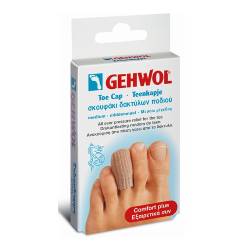 GEHWOL TOE CAP ΣΚΟΥΦΑΚΙ ΔΑΚΤΥΛΩΝ ΠΟΔΙΟΥ MEDIUM 1ΤΜΧ