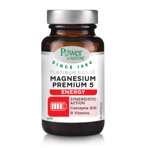 POWER OF NATURE PLATINUM RANGE MAGNESIUM PREMIUM 5 ENERGY 60CAPS