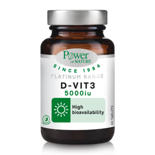 POWER OF NATURE PLATINUM RANGE D-VIT3 5000IU 60TABS
