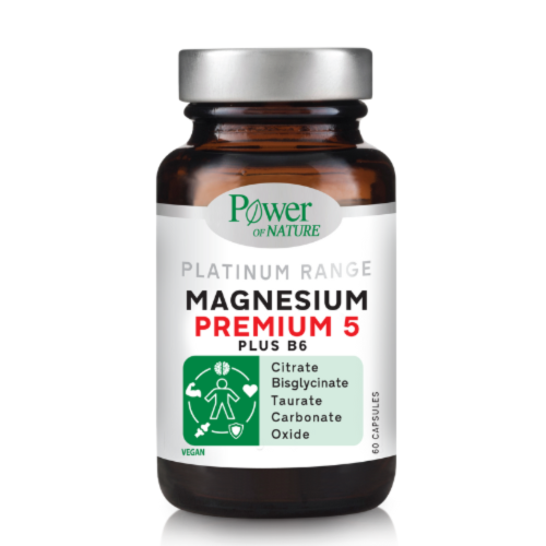 POWER OF NATURE PLATINUM RANGE MAGNESIUM PREMIUM 5 60CAPS