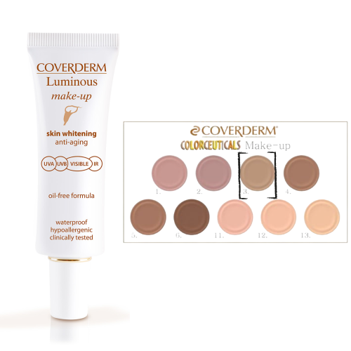 COVERDERM LUMINOUS MAKE UP ANTI AGING NO3 SPF50+ 30ML