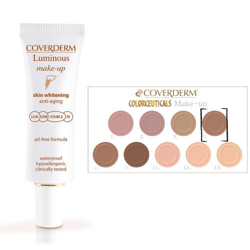 COVERDERM LUMINOUS MAKE UP ANTI AGING NO4 SPF50+ 30ML
