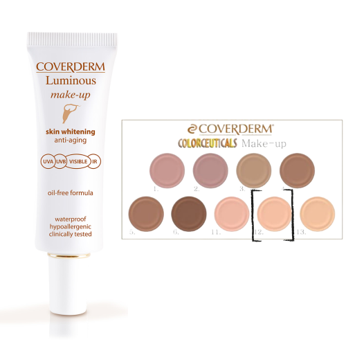 COVERDERM LUMINOUS MAKE UP ANTI AGING NO12 SPF50+ 30ML