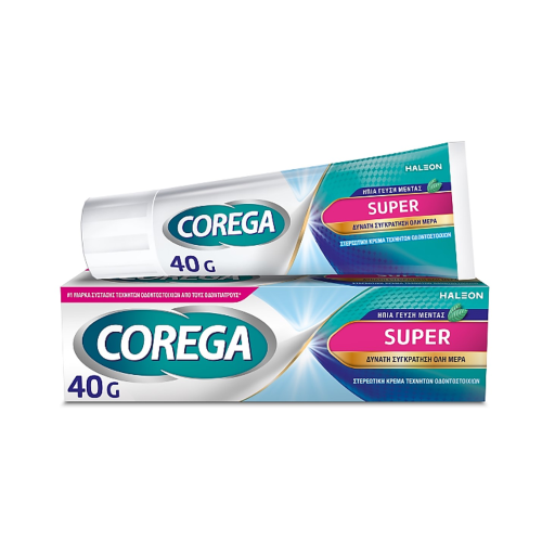 COREGA SUPER ΣΤΕΡΕΩΤΙΚΗ ΚΡΕΜΑ ΓΙΑ ΤΕΧΝΗΤΗ ΟΔΟΝΤΟΣΤΟΙΧΙΑ 40G