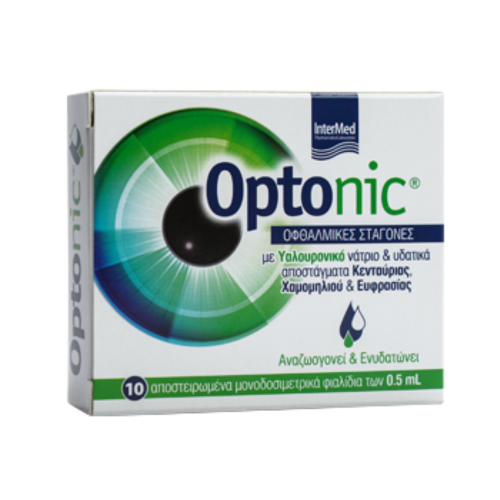 INTERMED OPTONIC ΟΦΘΑΛΜΙΚΕΣ ΣΤΑΓΟΝΕΣ 10AMP x 0.5ML