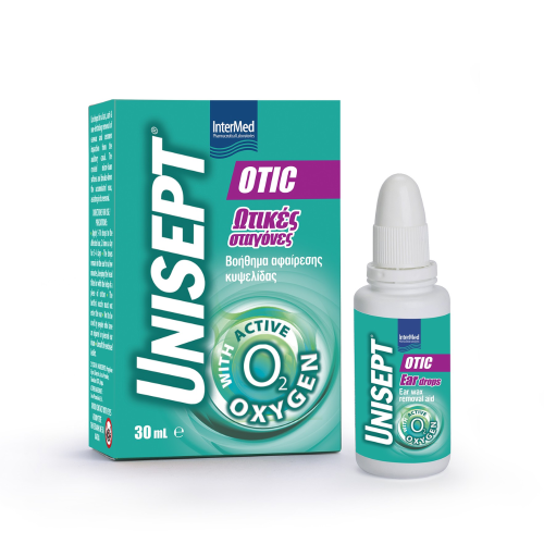 INTERMED UNISEPT OTIC ΩΤΙΚΕΣ ΣΤΑΓΟΝΕΣ 30ML