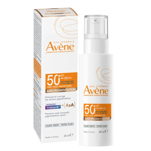 AVENE FLUIDE ANTI-PIGMENTATION ΑΝΤΗΛΙΑΚΟ ΜΕ ΧΡΩΜΑ SPF50+ 40ML
