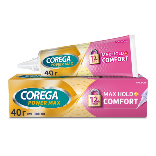 COREGA MAX HOLD & COMFORT ΣΤΕΡΕΩΤΙΚΗ ΚΡΕΜΑ ΤΕΧΝΗΤΗΣ ΟΔΟΝΤΟΣΤΟΙΧΙΑΣ 40G