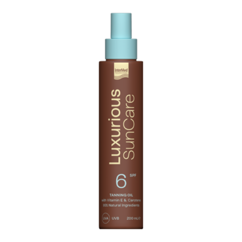 INTERMED LUXURIOUS SUNCARE TANNING OIL SPF6 200ML