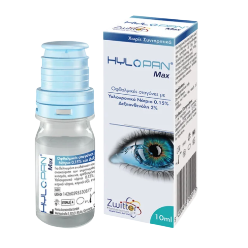 HYLOPAN MAX ΟΦΘΑΛΜΙΚΕΣ ΣΤΑΓΟΝΕΣ ΓΙΑ ΞΗΡΟΦΘΑΛΜΙΑ 10ML