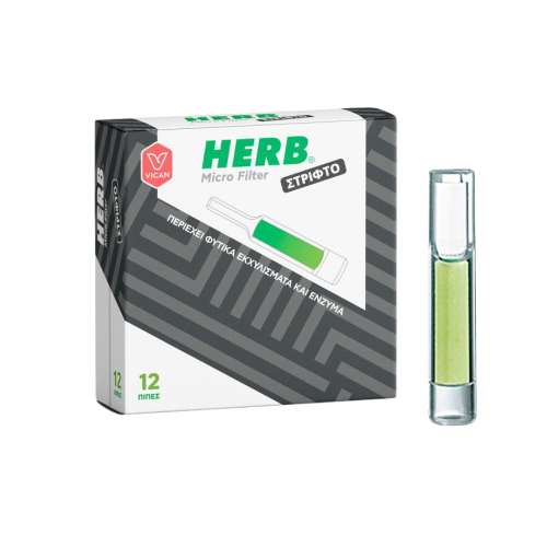 VICAN HERB MICRO FILTER ΑΝΤΑΛΛΑΚΤΙΚΑ ΦΙΛΤΡΑ ΓΙΑ ΣΤΡΙΦΤΟ ΤΣΙΓΑΡΟ 12ΤΜΧ