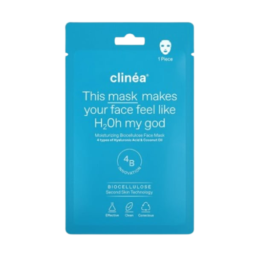 CLINEA MOISTURIZING BIOCELLULOSE ΕΝΥΔΑΤΙΚΗ ΜΑΣΚΑ ΠΡΟΣΩΠΟΥ 1ΤΜΧ